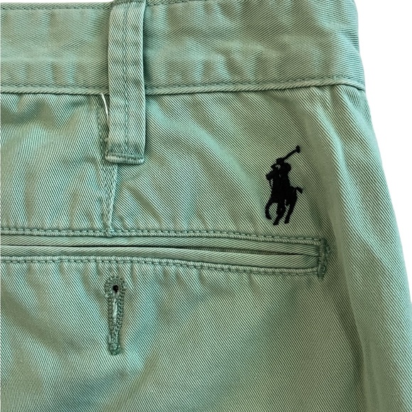 EUC Men’s Light Green/Mint Polo Ralph Lauren Relaxed Fit 10” Shorts - Picture 6 of 9